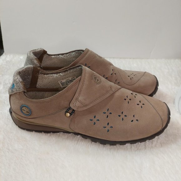 Timberland Smartwool Power Lounger Leather Loafer Tan - Women Size 9M - Picture 2 of 7